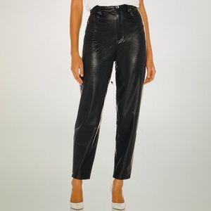 Dani Vegan Leather Boyfriend Pant size 27